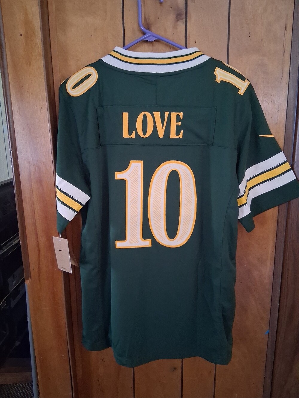 Mystery Card With Green Bay Packers Jordan Love fuse Small rivalry jersey